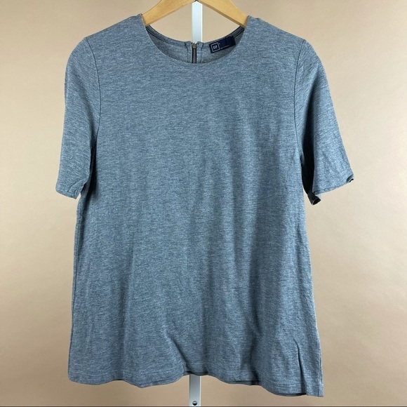 GAP Large Abyss Gwen Top Back Exposed Zipper Career Teacher Office Modern - Picture 2 of 7